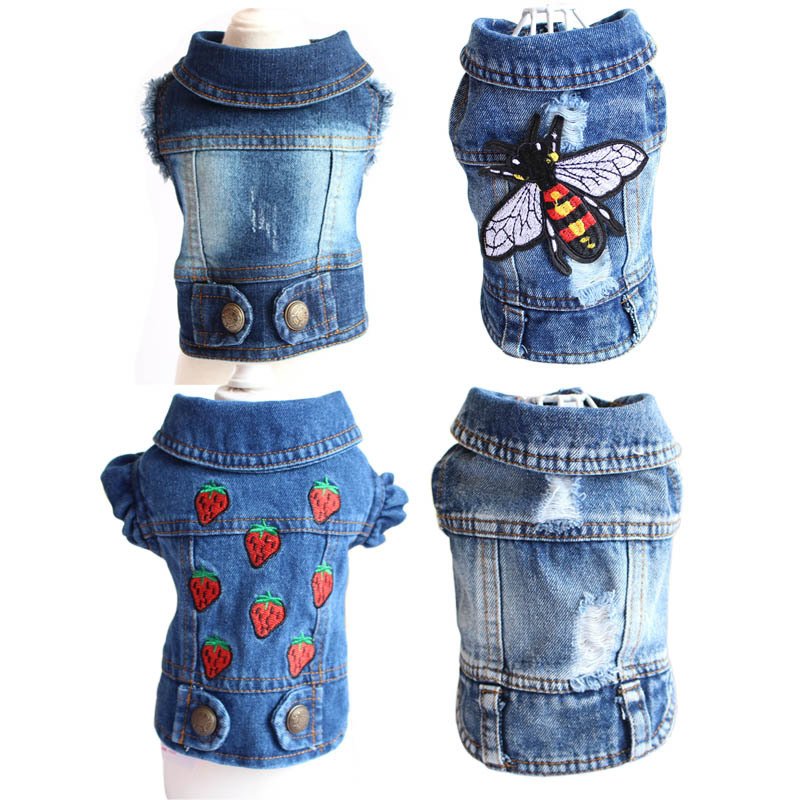 Chaqueta de Jean para Perros Pequeños y Medianos - Imagen 3