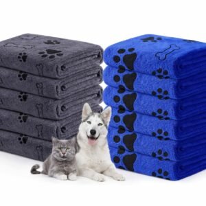 toalla de microfibra absorbente para perros